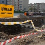 Kielce. Budowa magistrali ciepłowniczej Magistrala Wschód (5 kwietnia 2017 r) / Wiktor Dziarmaga / Radio Kielce