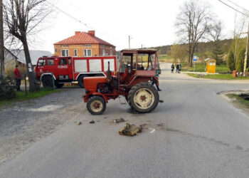 traktor, policja, pijany kierowca / Policja