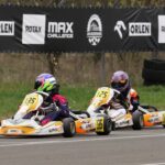 Oliwier Pyłka w klasie Mini i Kamil Donicz w klasie Junior Max ze świętokrzyskiej grupy kartingowej Uniq Racing Team zwyciężyli w I rundzie cyklu Rotax Max Challenge / Maciej Spinkiewicz / Radio Kielce