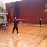 11.04.2017 Kielce. Świętokrzyska liga szkół ponadgimnazjalnych w badmintonie / Maciej Makuła / Radio Kielce