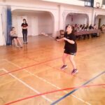 11.04.2017 Kielce. Świętokrzyska liga szkół ponadgimnazjalnych w badmintonie / Maciej Makuła / Radio Kielce