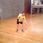 11.04.2017 Kielce. Świętokrzyska liga szkół ponadgimnazjalnych w badmintonie / Maciej Makuła / Radio Kielce