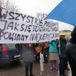 27.04.2017 Jędrzejów. Pikieta pielęgniarek / Ewa Pociejowska - Gawęda / Radio Kielce