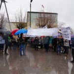 27.04.2017 Jędrzejów. Pikieta pielęgniarek / Ewa Pociejowska - Gawęda / Radio Kielce