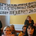 27.04.2017 Jędrzejów. Pikieta pielęgniarek / Ewa Pociejowska - Gawęda / Radio Kielce