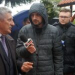 Nieprowice (gmina Złota). Program „Interwencja”. Mieszkańcy protestują przeciwko budowie chlewni na terenie dawnego PGR-u / Grzegorz Jamka / Radio Kielce