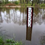 Warta i Odra w Kostrzynie nad Odrą z przekroczonym stanem alarmowym