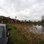 29.04.2017 Wąchock. Przekroczony stan alarmowy na rzece Kamienna / Tomasz Piwko / Radio Kielce