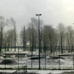 17.04.2017 Jędrzejów. Poniedziałek Wielkanocny ze śniegiem / Ewa Pociejowska - Gawęda / Radio Kielce