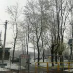 17.04.2017 Jędrzejów. Poniedziałek Wielkanocny ze śniegiem / Ewa Pociejowska - Gawęda / Radio Kielce