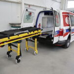 31.03.2017 Kutno. AMZ Kutno. Produkcja zabudów specjalnych samochodów użytkowych. Specjalistyczny samochód do przewożenia chorych dla hospicjum stacjonarnego im. św. Matki Teresy z Kalkuty w Kielcach. / Jarosław Kubalski / Radio Kielce