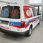 31.03.2017 Kutno. AMZ Kutno. Produkcja zabudów specjalnych samochodów użytkowych. Specjalistyczny samochód do przewożenia chorych dla hospicjum stacjonarnego im. św. Matki Teresy z Kalkuty w Kielcach. / Jarosław Kubalski / Radio Kielce