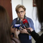 01.04.2017 Kielce. Konferencja w Wojewódzkiej Bibliotece Publicznej na temat zapalenia jelit. Dr Małgorzata Sładek. / Jarosław Kubalski / Radio Kielce