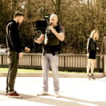 03.04.2017 Kielce. Plan filmu "Gracz" w reżyserii Jana Chałupki. / Jarosław Kubalski / Radio Kielce