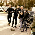 03.04.2017 Kielce. Plan filmu "Gracz" w reżyserii Jana Chałupki. / Jarosław Kubalski / Radio Kielce