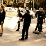 03.04.2017 Kielce. Plan filmu "Gracz" w reżyserii Jana Chałupki. / Jarosław Kubalski / Radio Kielce