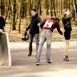 03.04.2017 Kielce. Plan filmu "Gracz" w reżyserii Jana Chałupki. / Jarosław Kubalski / Radio Kielce