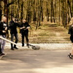 03.04.2017 Kielce. Plan filmu "Gracz" w reżyserii Jana Chałupki. / Jarosław Kubalski / Radio Kielce