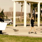 03.04.2017 Kielce. Plan filmu "Gracz" w reżyserii Jana Chałupki. / Jarosław Kubalski / Radio Kielce