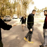 03.04.2017 Kielce. Plan filmu "Gracz" w reżyserii Jana Chałupki. / Jarosław Kubalski / Radio Kielce