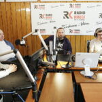 04.04.2017 Kielce. Audycja "Dodaj do ulubionych". Od lewej Romuald Sadowski, Wojciech Stachurski, Paweł Wawrzeńczyk i Stanisław Blinstrub / Jarosław Kubalski / Radio Kielce