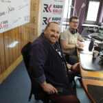 04.04.2017 Kielce. Audycja "Dodaj do ulubionych". Paweł Wawrzeńczyk i Stanisław Blinstrub / Jarosław Kubalski / Radio Kielce