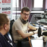 04.04.2017 Kielce. Audycja "Dodaj do ulubionych". Stanisław Blinstrub / Jarosław Kubalski / Radio Kielce