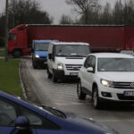 07.04.2017 Kielce. Remont skrzyżowania Wapiennikowa Popiełuszki. Korek. / Jarosław Kubalski / Radio Kielce