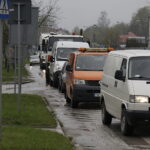 07.04.2017 Kielce. Remont skrzyżowania Wapiennikowa Popiełuszki. Korek. / Jarosław Kubalski / Radio Kielce
