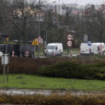 07.04.2017 Kielce. Remont skrzyżowania Wapiennikowa Popiełuszki. Korek. / Jarosław Kubalski / Radio Kielce