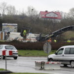 07.04.2017 Kielce. Remont skrzyżowania Wapiennikowa Popiełuszki. Korek. / Jarosław Kubalski / Radio Kielce