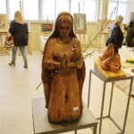 08.04.2017 Kielce. Giełda prac uczniowskich w Zespole Państwowych Szkół Plastycznych w Kielcach. / Jarosław Kubalski / Radio Kielce