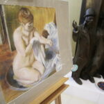 08.04.2017 Kielce. Giełda prac uczniowskich w Zespole Państwowych Szkół Plastycznych w Kielcach. / Jarosław Kubalski / Radio Kielce