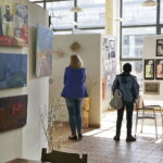 08.04.2017 Kielce. Giełda prac uczniowskich w Zespole Państwowych Szkół Plastycznych w Kielcach. / Jarosław Kubalski / Radio Kielce