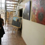 08.04.2017 Kielce. Giełda prac uczniowskich w Zespole Państwowych Szkół Plastycznych w Kielcach. / Jarosław Kubalski / Radio Kielce