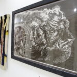 08.04.2017 Kielce. Giełda prac uczniowskich w Zespole Państwowych Szkół Plastycznych w Kielcach. / Jarosław Kubalski / Radio Kielce