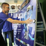 08.04.2017 Kielce. Euro Truck z Pucharem Euro 2017 U21 na Targach Kielce. / Jarosław Kubalski / Radio Kielce