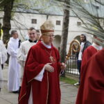 09.04.2017 Kielce. Niedziela Palmowa w katedrze. Biskup Kazimierz Ryczan. / Jarosław Kubalski / Radio Kielce