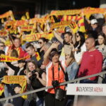 10.04.2017 Kielce. Mecz Korona Kielce - Ruch Chorzów. Kibice. / Jarosław Kubalski / Radio Kielce