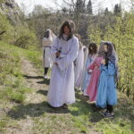 10.04.2017 Kielce.  Droga Krzyżowa na Kadzielni przygotowana przez młodzież z Liceum im. Juliusza Słowackiego. / Jarosław Kubalski / Radio Kielce