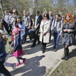 10.04.2017 Kielce.  Droga Krzyżowa na Kadzielni przygotowana przez młodzież z Liceum im. Juliusza Słowackiego. / Jarosław Kubalski / Radio Kielce