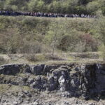 10.04.2017 Kielce.  Droga Krzyżowa na Kadzielni przygotowana przez młodzież z Liceum im. Juliusza Słowackiego. / Jarosław Kubalski / Radio Kielce