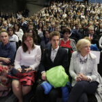 12.04.2017 Kielce. Uroczysta gala w Centrum Kongresowym Targów Kielce podsumowująca konkursy przedmiotowe. / Jarosław Kubalski / Radio Kielce