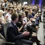 12.04.2017 Kielce. Uroczysta gala w Centrum Kongresowym Targów Kielce podsumowująca konkursy przedmiotowe. / Jarosław Kubalski / Radio Kielce