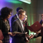 12.04.2017 Kielce. Uroczysta gala w Centrum Kongresowym Targów Kielce podsumowująca konkursy przedmiotowe. / Jarosław Kubalski / Radio Kielce