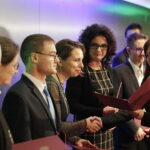 12.04.2017 Kielce. Uroczysta gala w Centrum Kongresowym Targów Kielce podsumowująca konkursy przedmiotowe. / Jarosław Kubalski / Radio Kielce