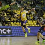 12.04.2017 Kielce. Piłka ręczna. Puchar Polski, półfinał. Mecz Vive Tauron Kielce - Gwardia opole. Tobias Reichmann. / Jarosław Kubalski / Radio Kielce