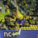 12.04.2017 Kielce. Piłka ręczna. Puchar Polski, półfinał. Mecz Vive Tauron Kielce - Gwardia opole. Tobias Reichmann. / Jarosław Kubalski / Radio Kielce