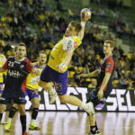 12.04.2017 Kielce. Piłka ręczna. Puchar Polski, półfinał. Mecz Vive Tauron Kielce - Gwardia opole. Patryk Walczak. / Jarosław Kubalski / Radio Kielce