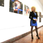 19.04.2017 Kielce. Oliwia Hildebrandt, "Malarstwo. Czas. Przestrzeń. Kamień". Wystawa w DŚT. / Jarosław Kubalski / Radio Kielce